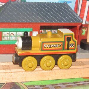 Thomas Wooden Railway Train Engine Track Stepney